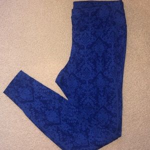 Athleta Queens Luscious 2 Pant, Blueberry, Size L